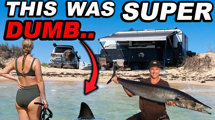 What NOT to DO! 4x4 & Caravan Ningaloo Coast beach camping Surfing and fishing
