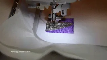 Embroidered Shark Patch Time Lapse