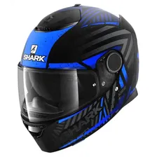 Мотошлем интеграл SHARK SPARTAN 1.2 KOBRAK MAT Blue, черно-синий