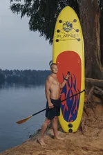 Универсальная сап доска BlauSee Shark 12'6